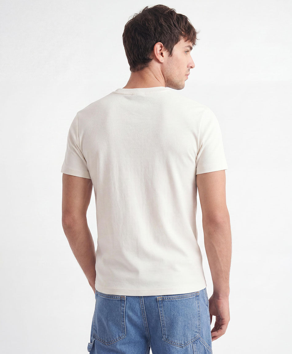 Polera hombre estampado polaroid