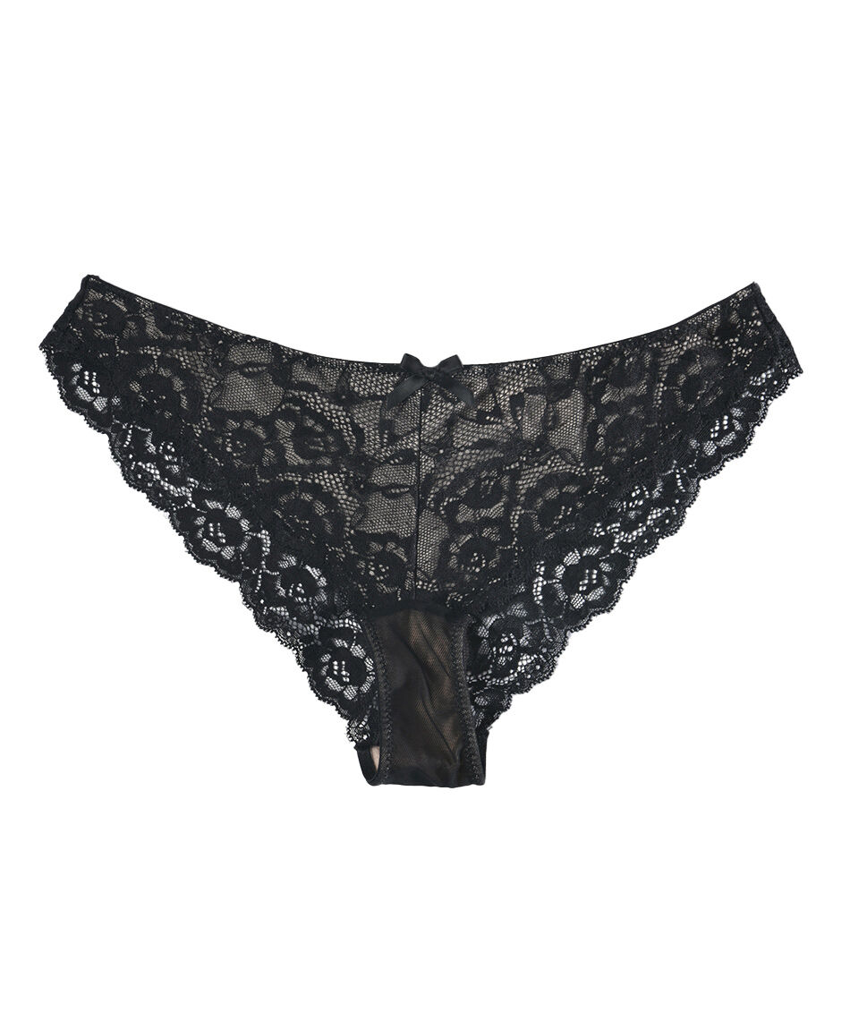 Bikini mujer bicolor encaje