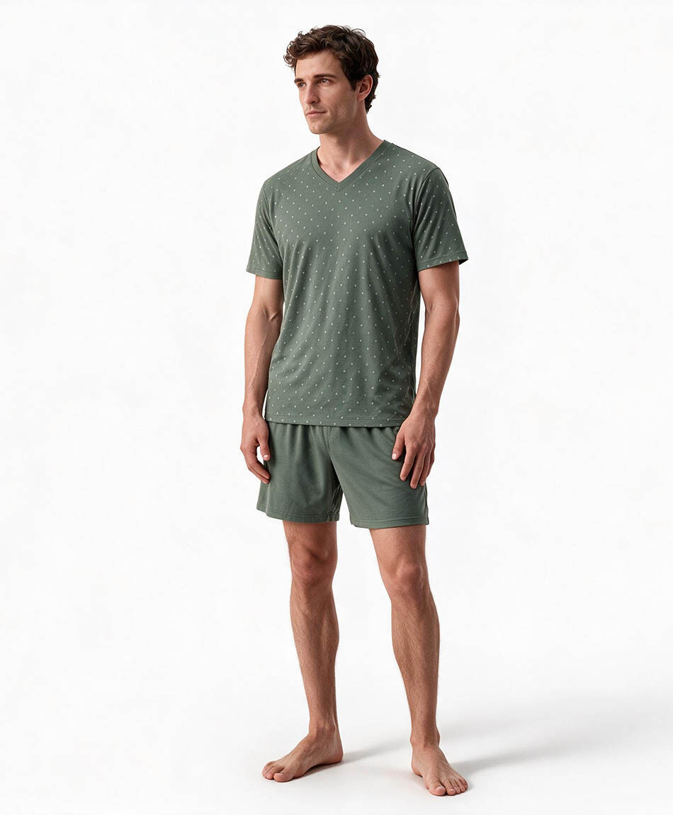 Pijama hombre puntos