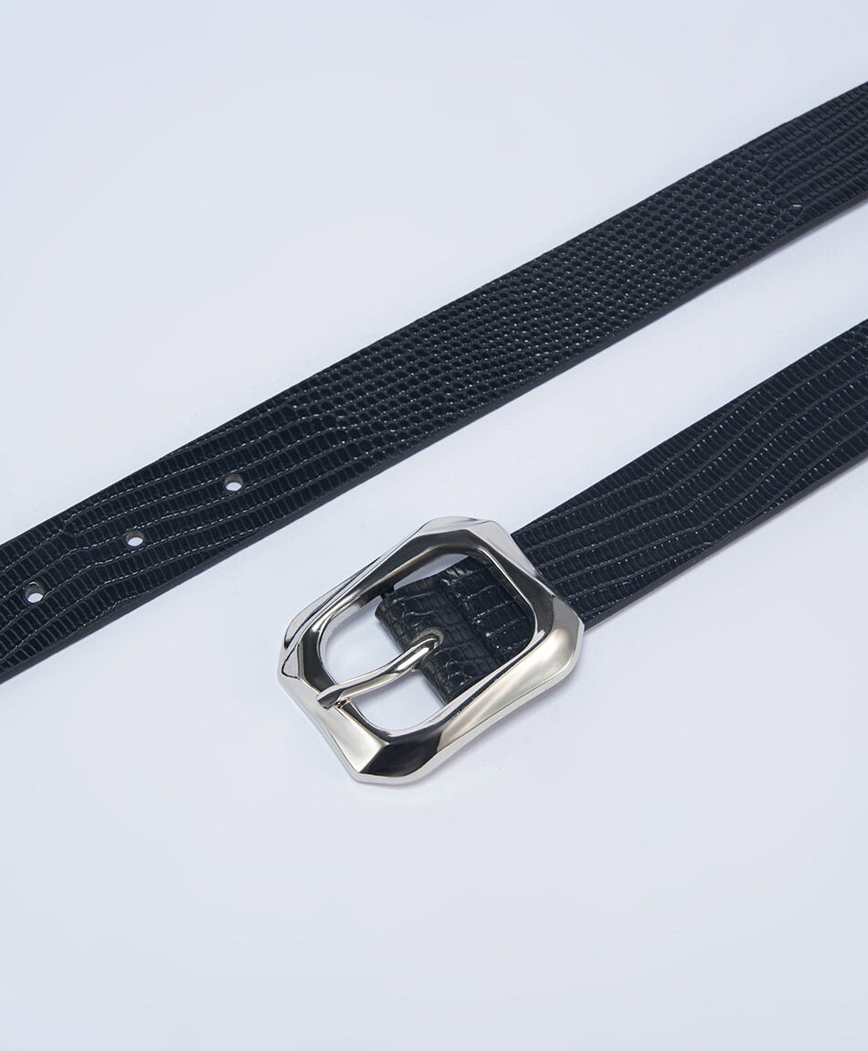 Cintur&oacute;n mujer hebilla cuadrada