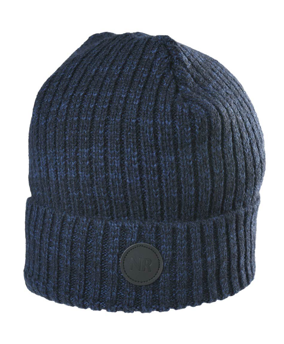 Gorro hombre acanalado con forro