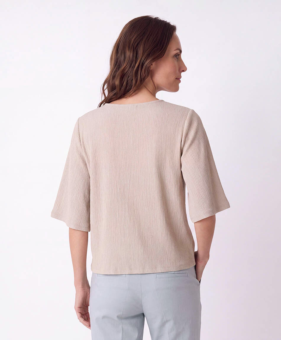 Polera mujer mangas anchas
