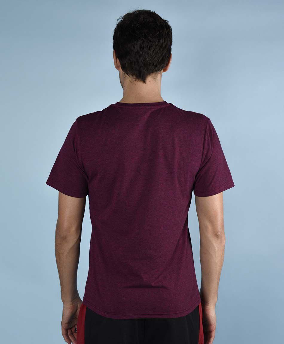 Polera deportiva manga corta cuello redondo