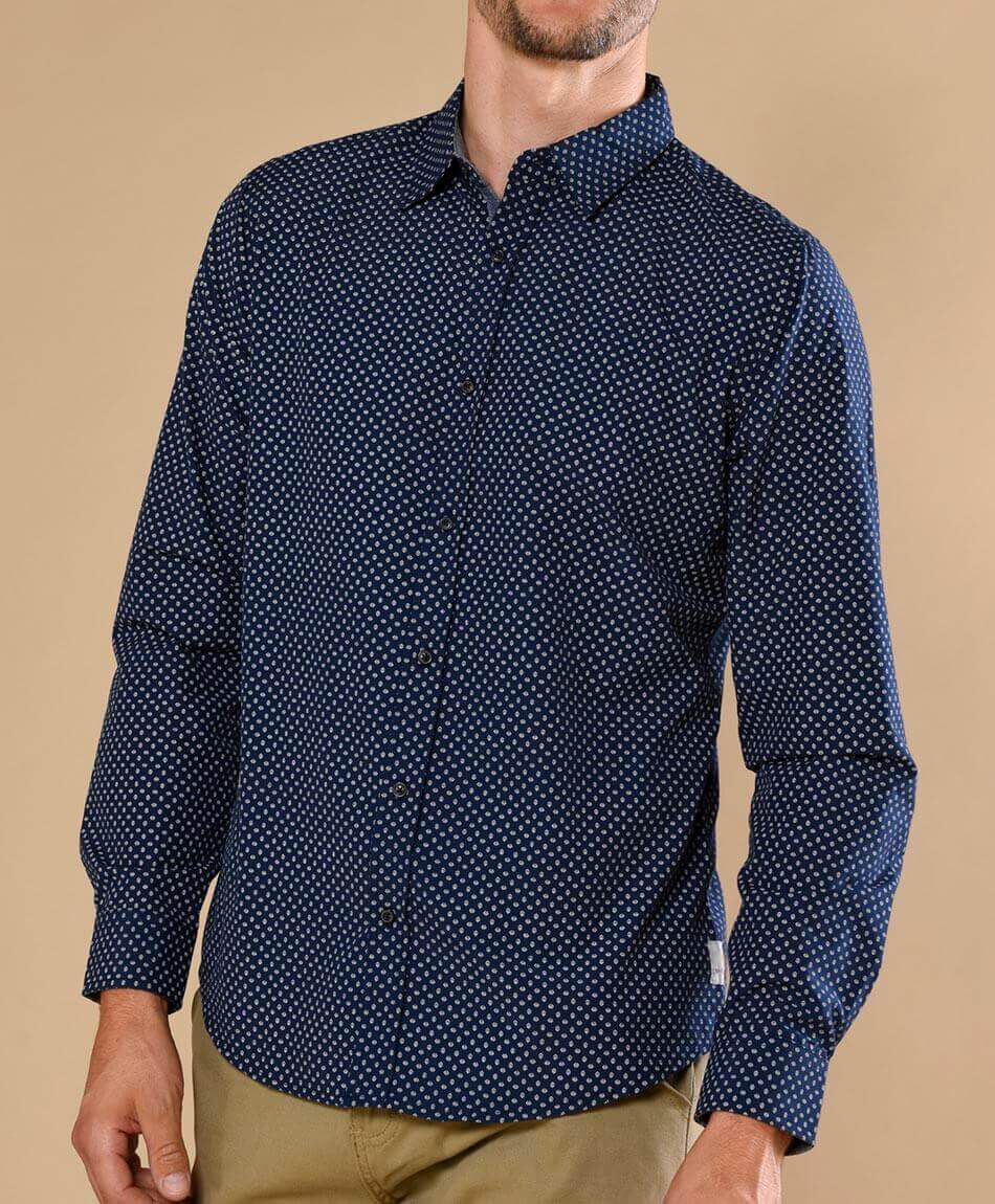 Camisa hombre print