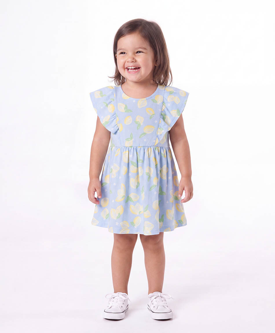 Vestido beb&eacute; limones