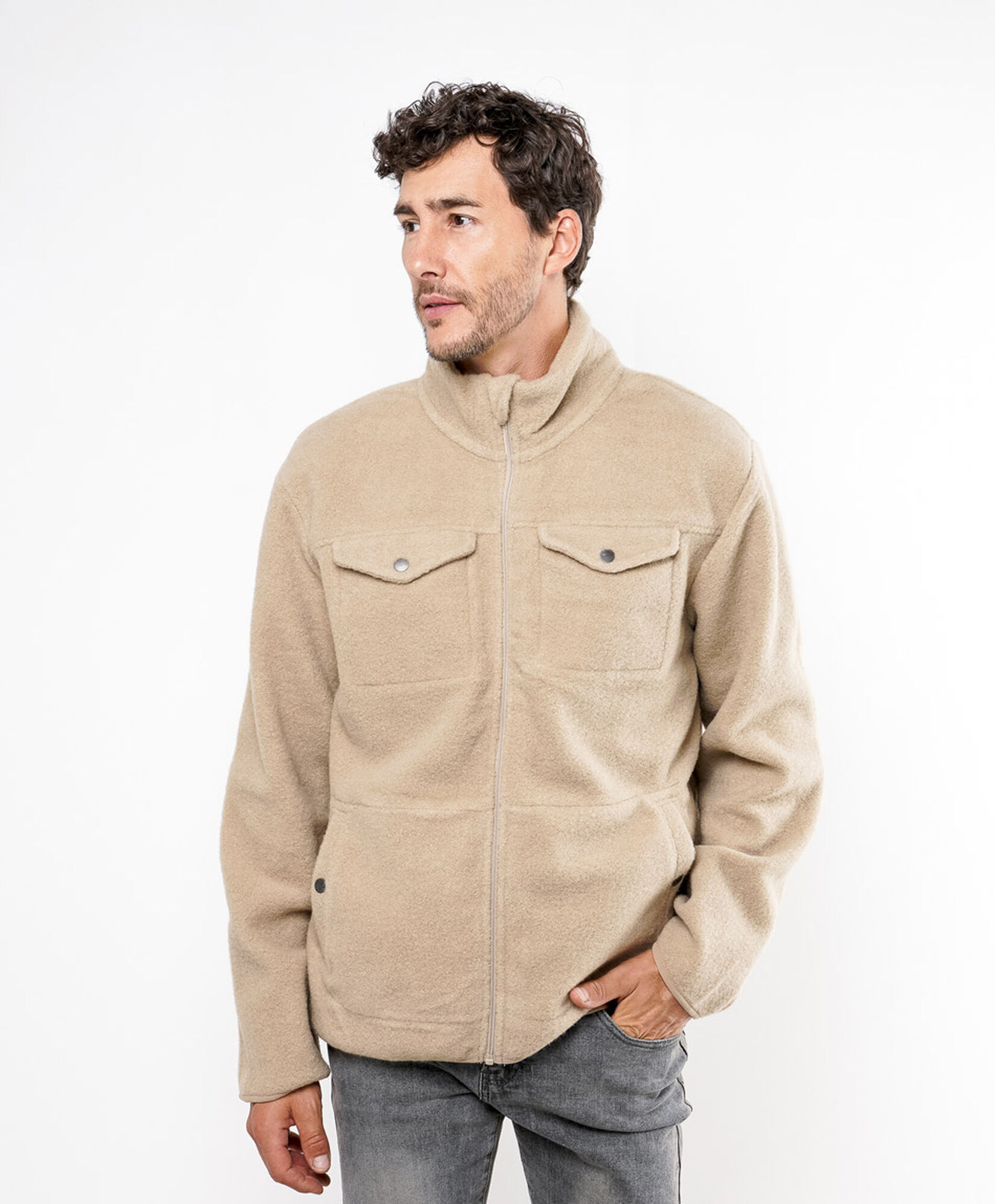 Chaqueta hombre chiporro bolsillos Chaqueta hombre chiporro bolsillos