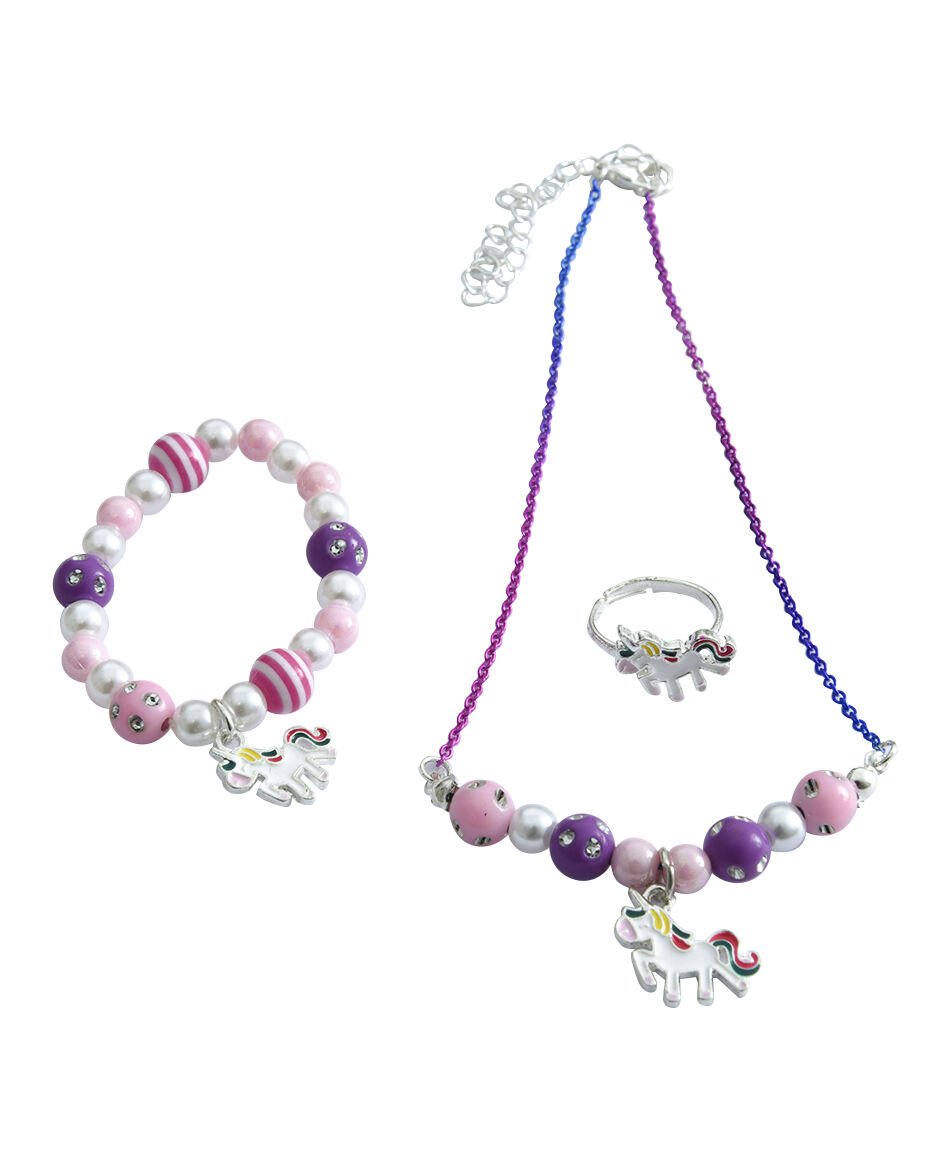 Set collar unicornio