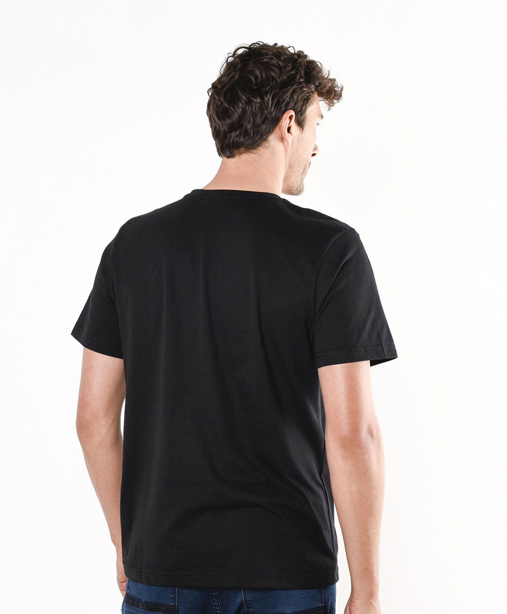Polera hombre frase hombro Polera hombre frase hombro