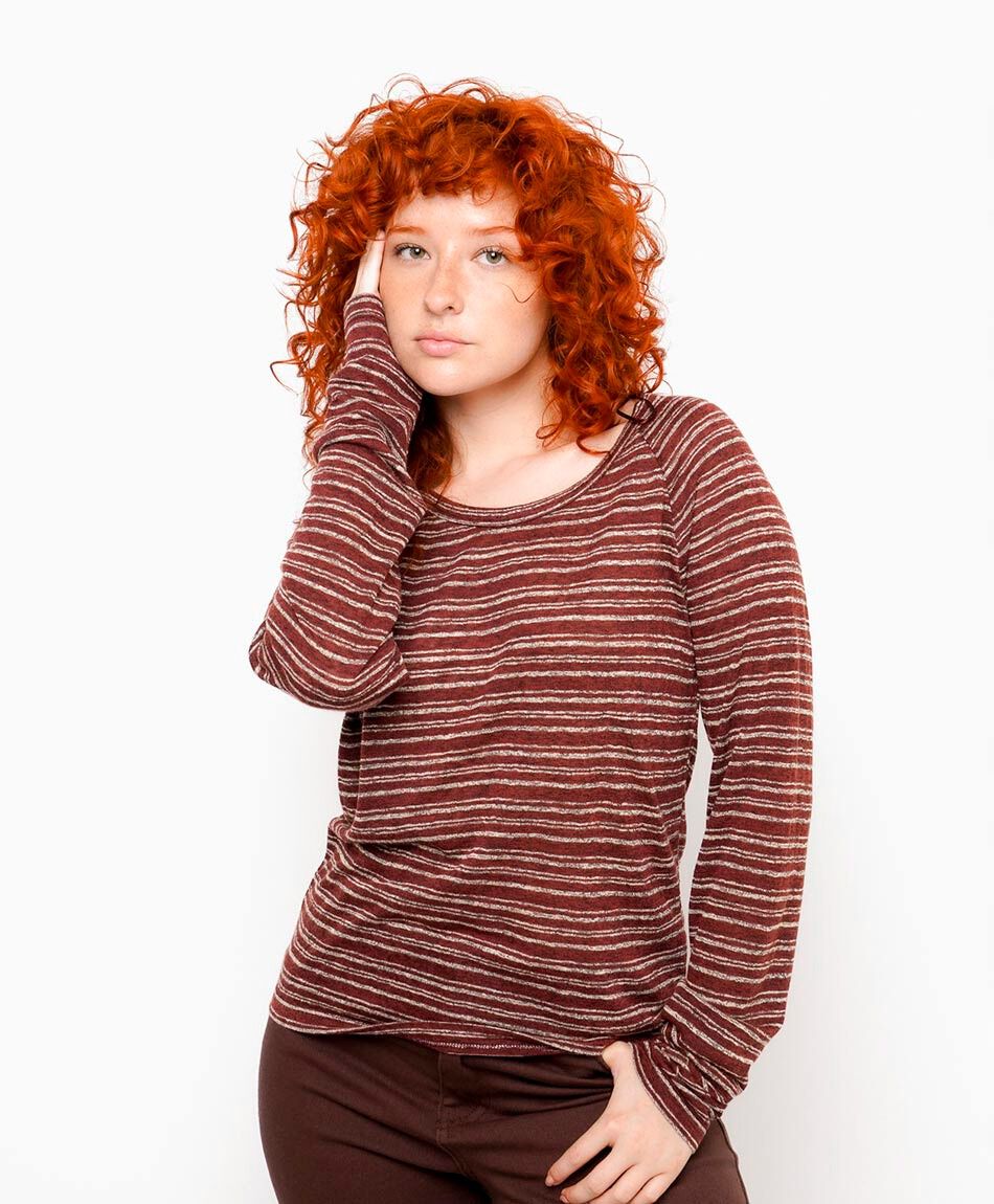 Polera mujer l&iacute;neas vintage