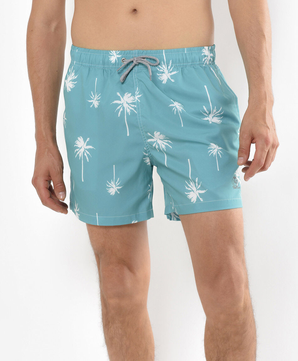 Traje de ba&ntilde;o hombre palmeras