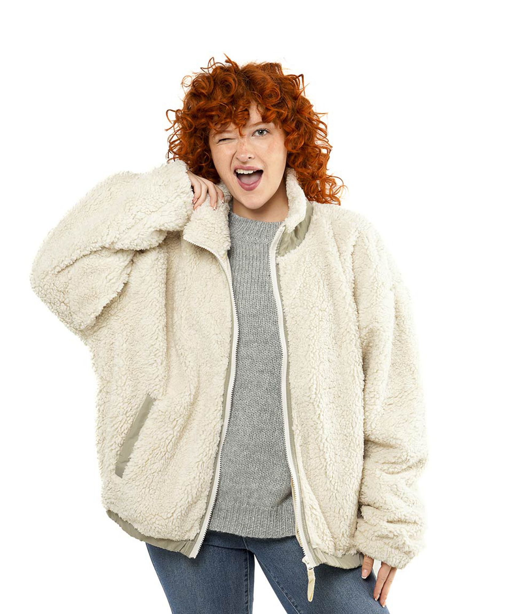 Polar mujer chiporro oversize Polar mujer chiporro oversize