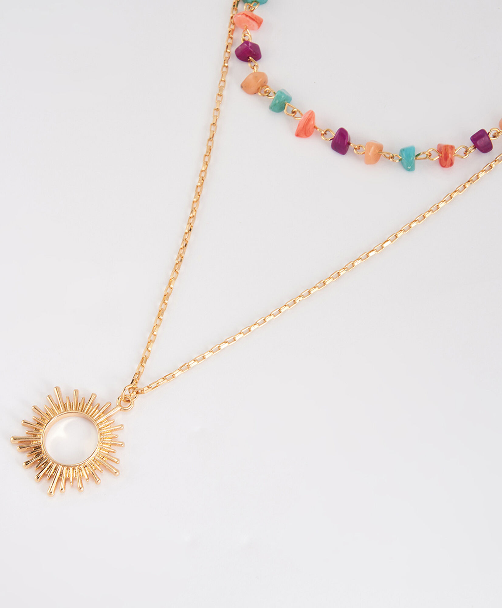 Collar mujer doble sol Collar mujer doble sol