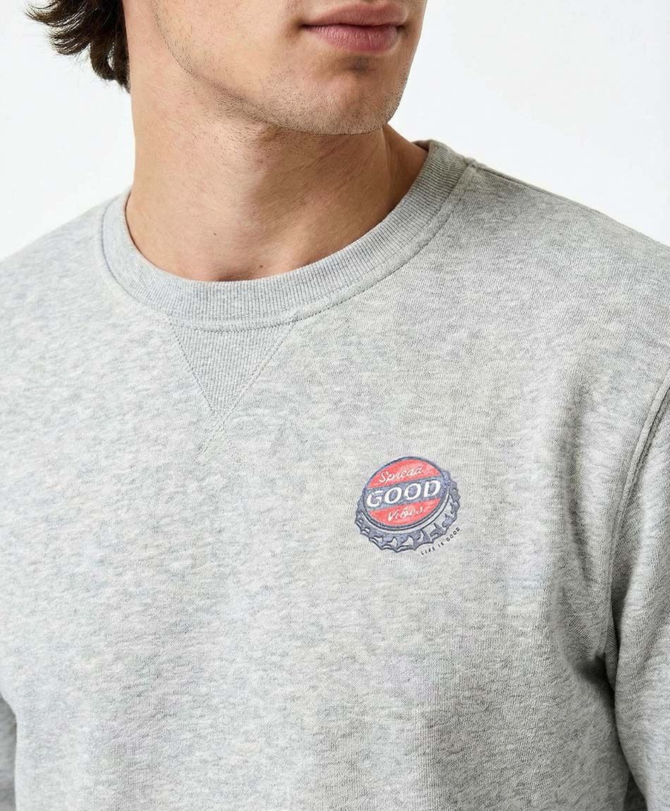 Poler&oacute;n hombre doble print tapa