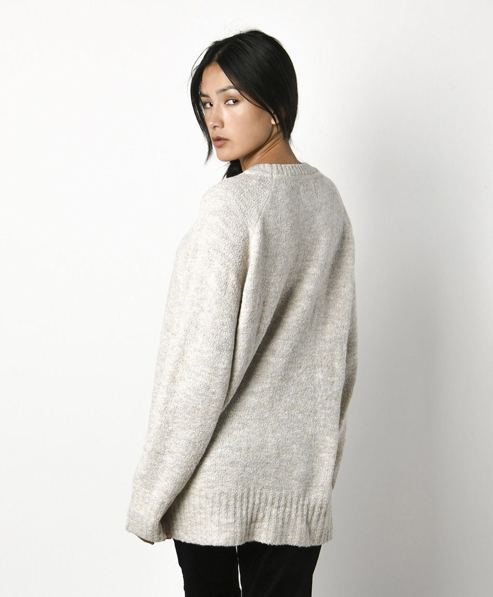 Sweater mujer flor oversize Sweater mujer flor oversize