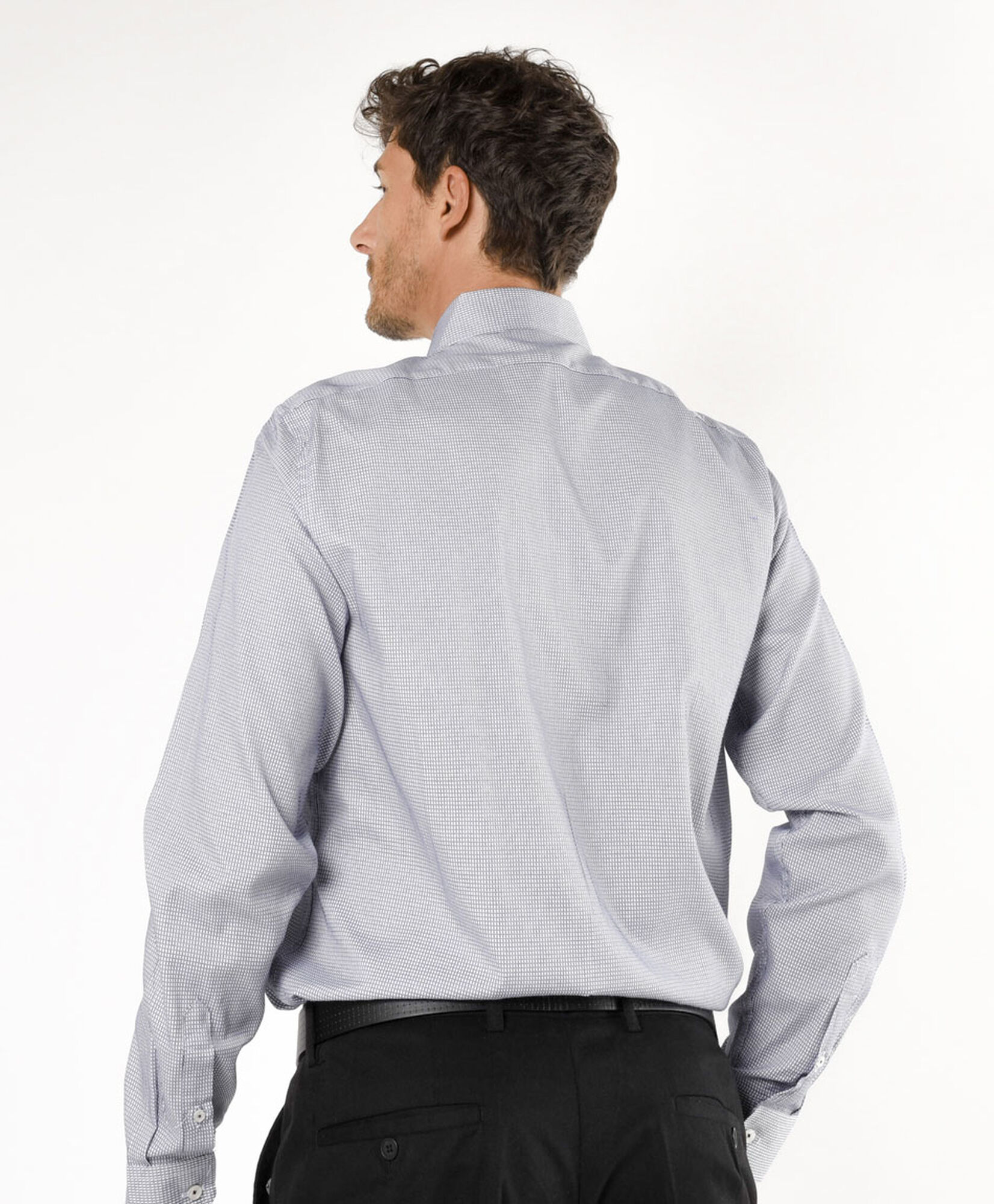 Camisa hombre cuadritos gris Camisa hombre cuadritos gris