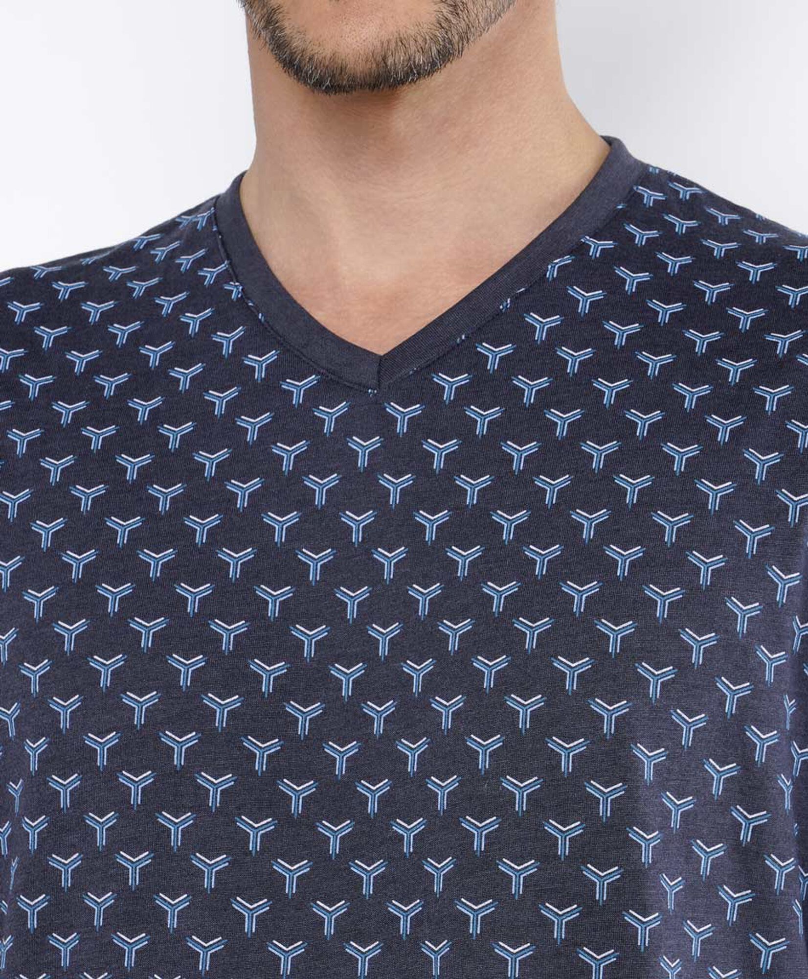 Pijama hombre cuello v Pijama hombre cuello v