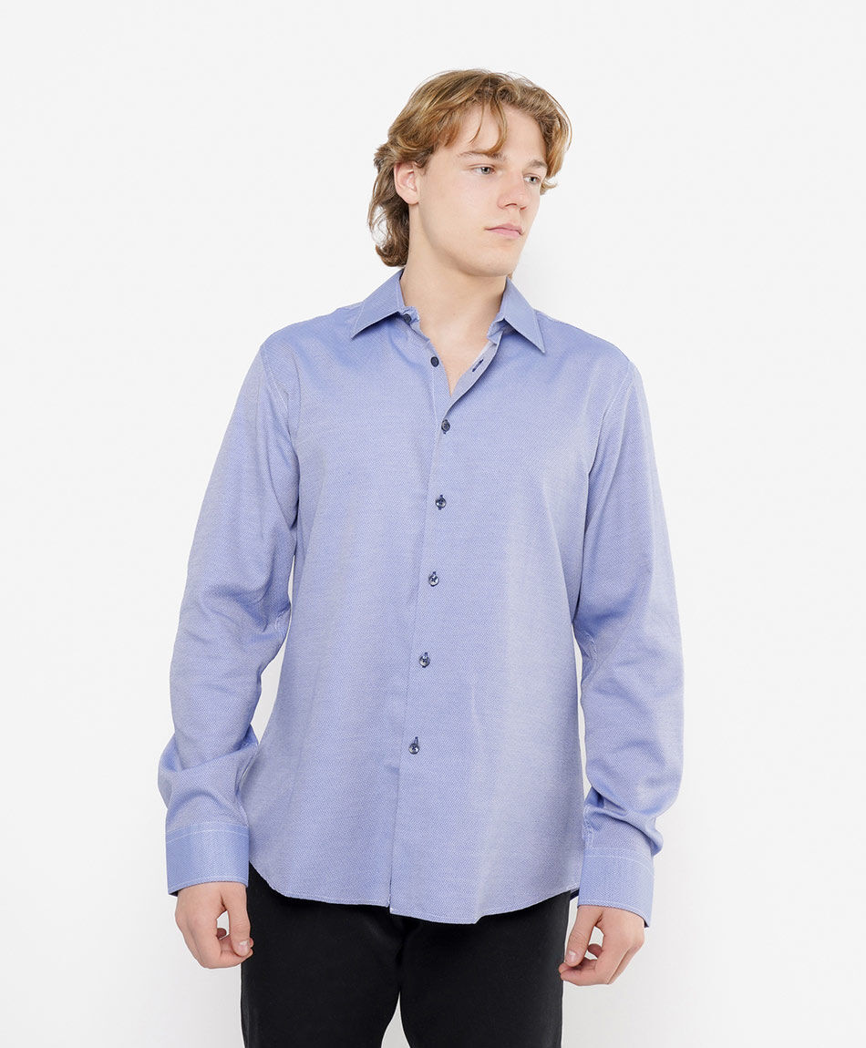 Camisa hombre azul