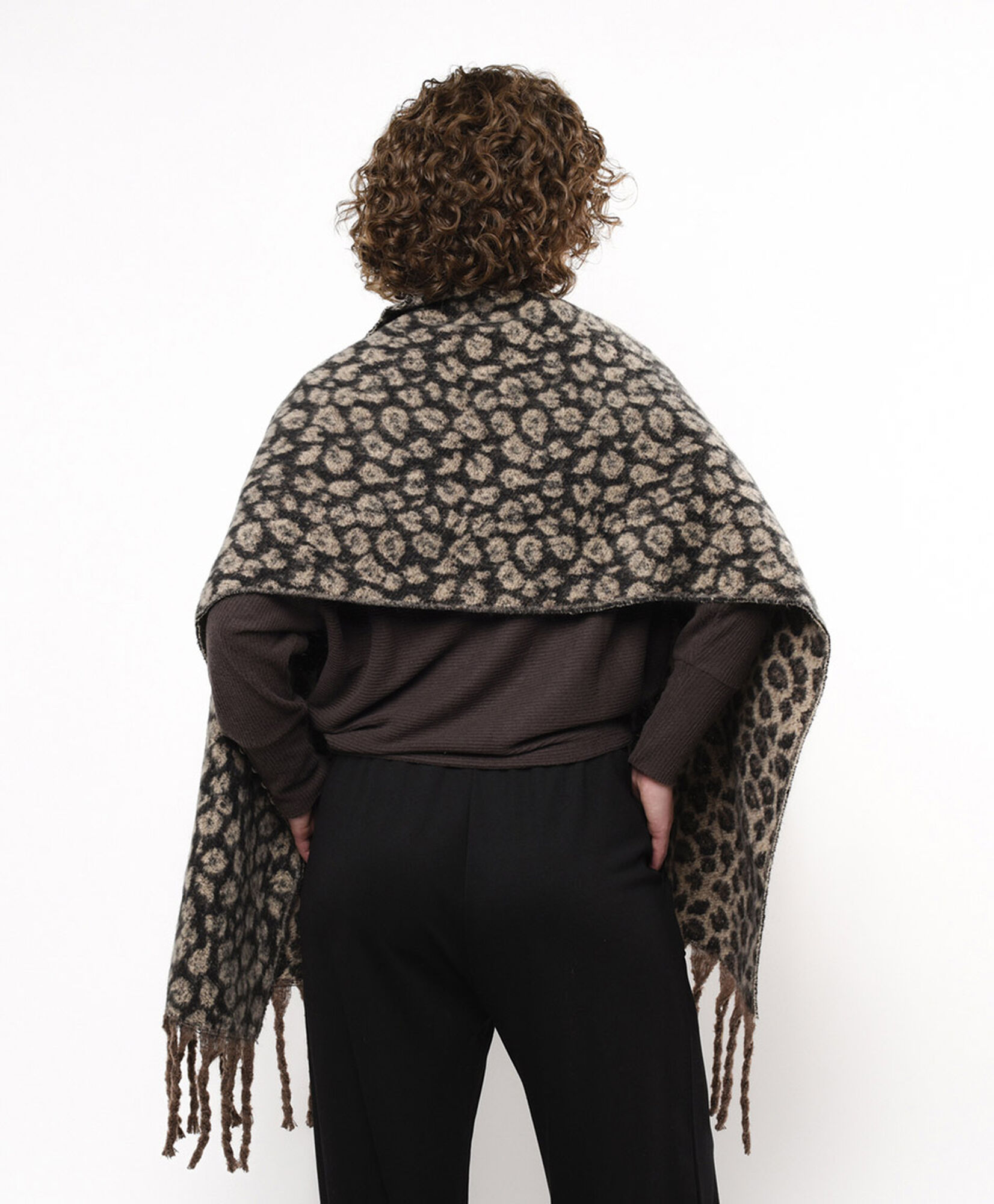 Ruana mujer animal print Ruana mujer animal print