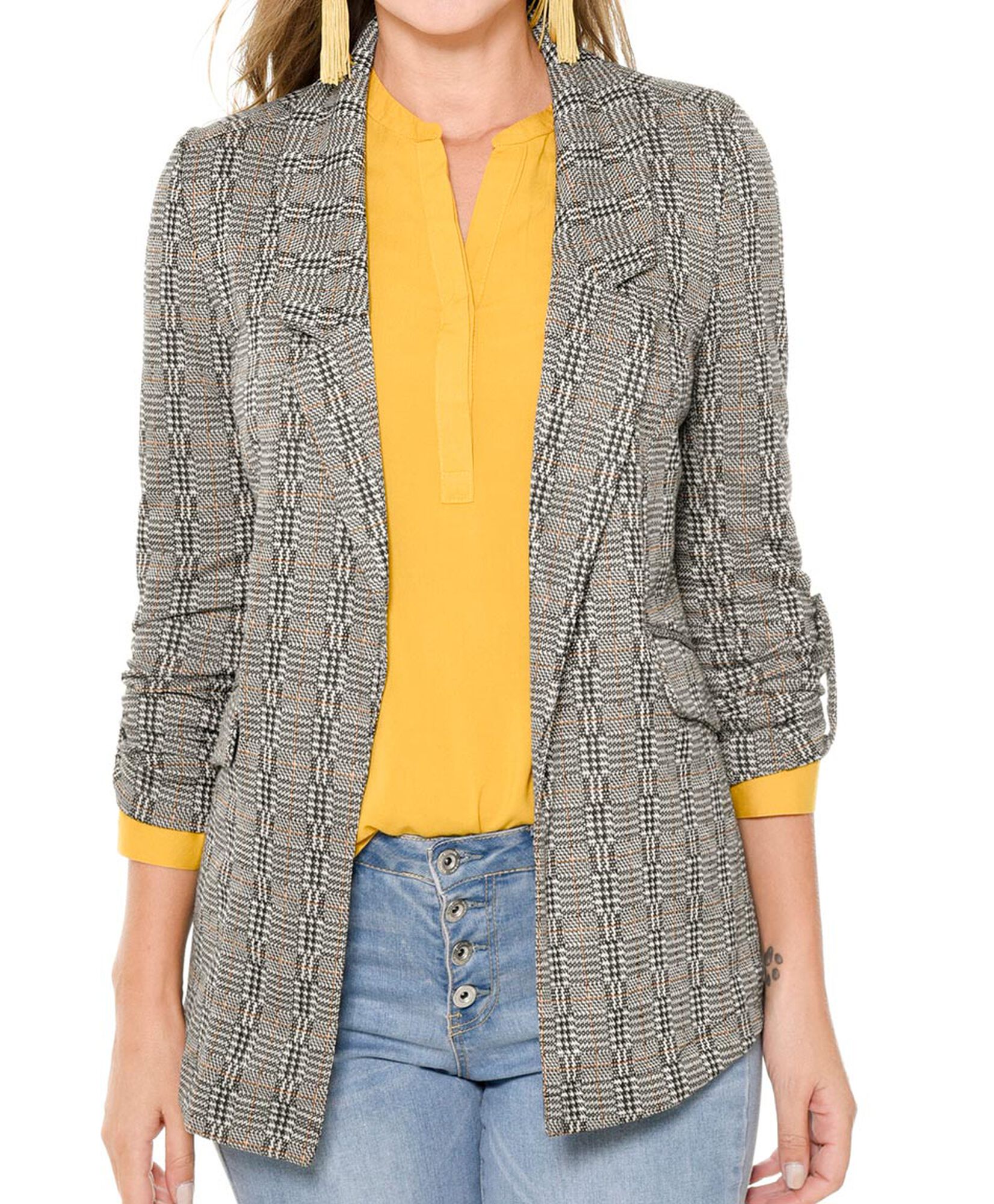 Blazer cuadros marron Blazer cuadros marron