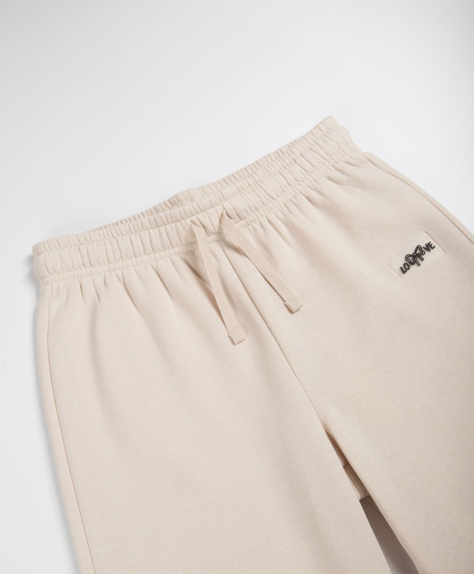 Pantal&oacute;n buzo ni&ntilde;a b&aacute;sico beige