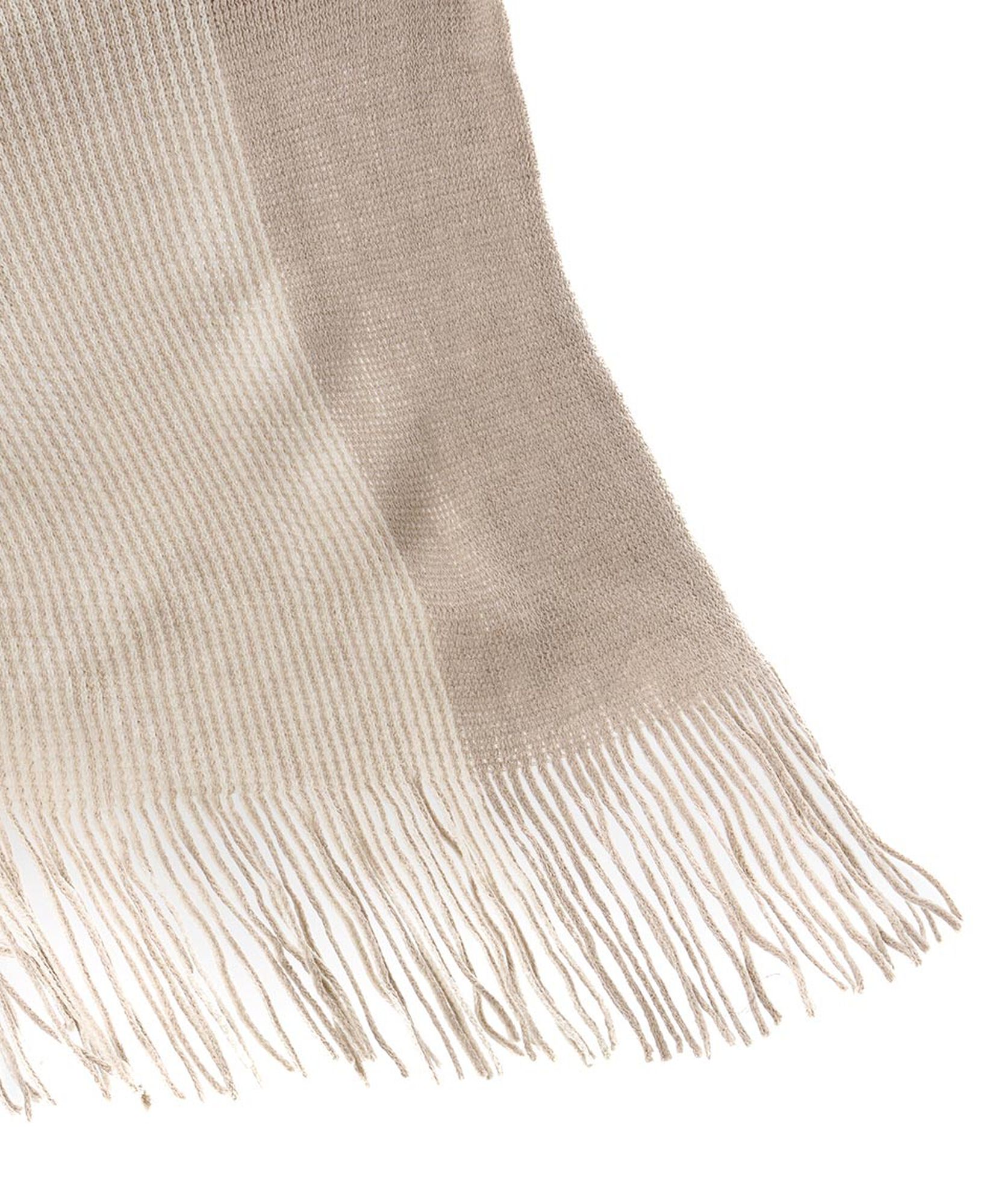 Poncho mujer bicolor flecos Poncho mujer bicolor flecos