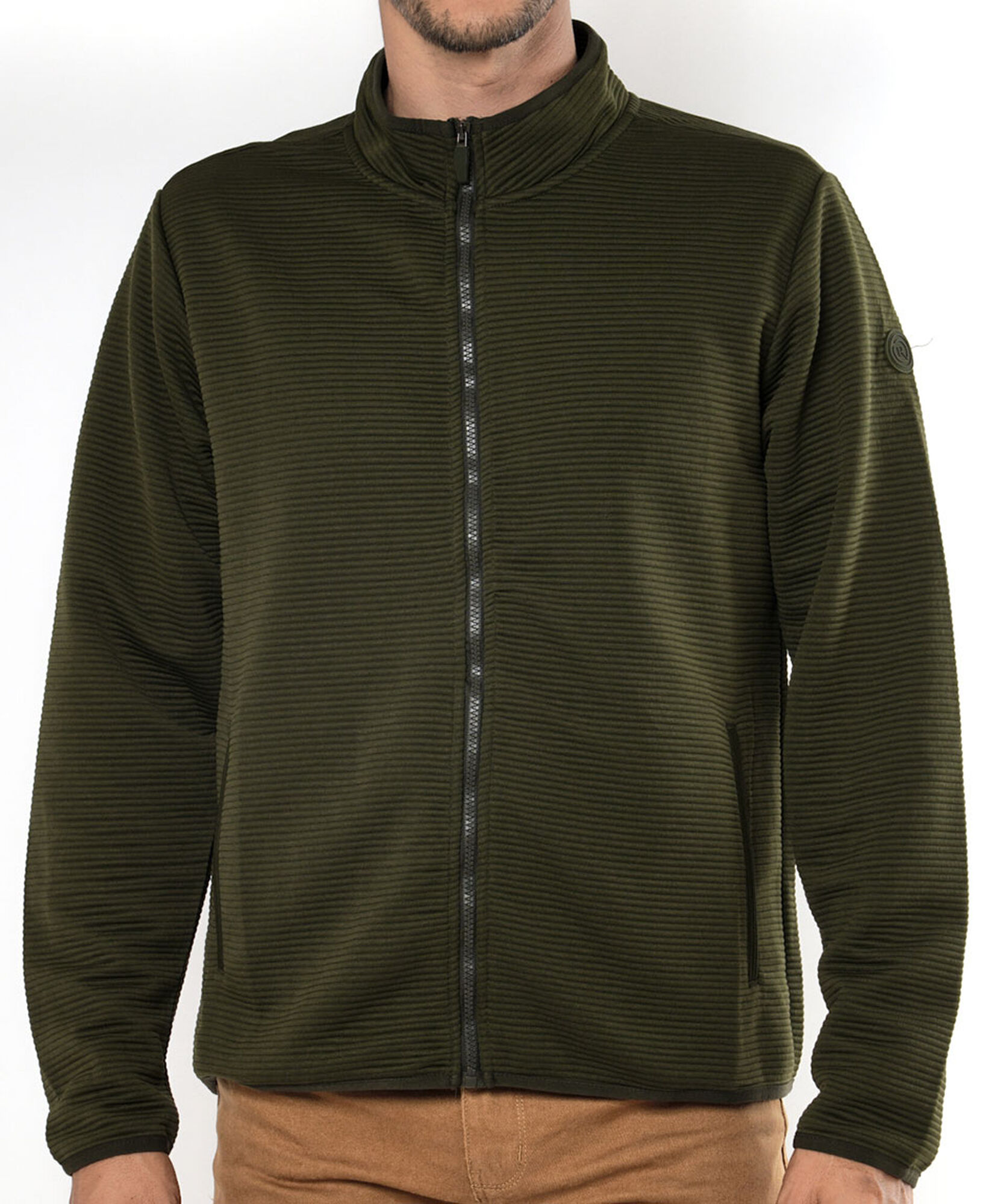 Polerón hombre textura líneas Polerón hombre textura líneas