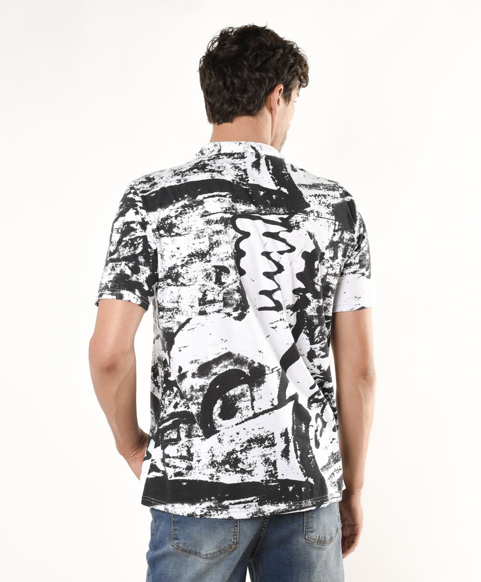Polera hombre print Polera hombre print