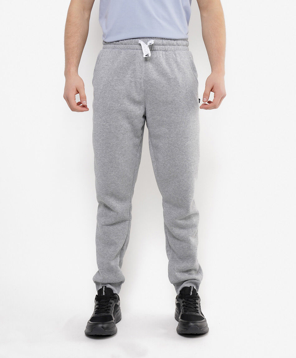 Pantal&oacute;n deportivo hombre liso gris