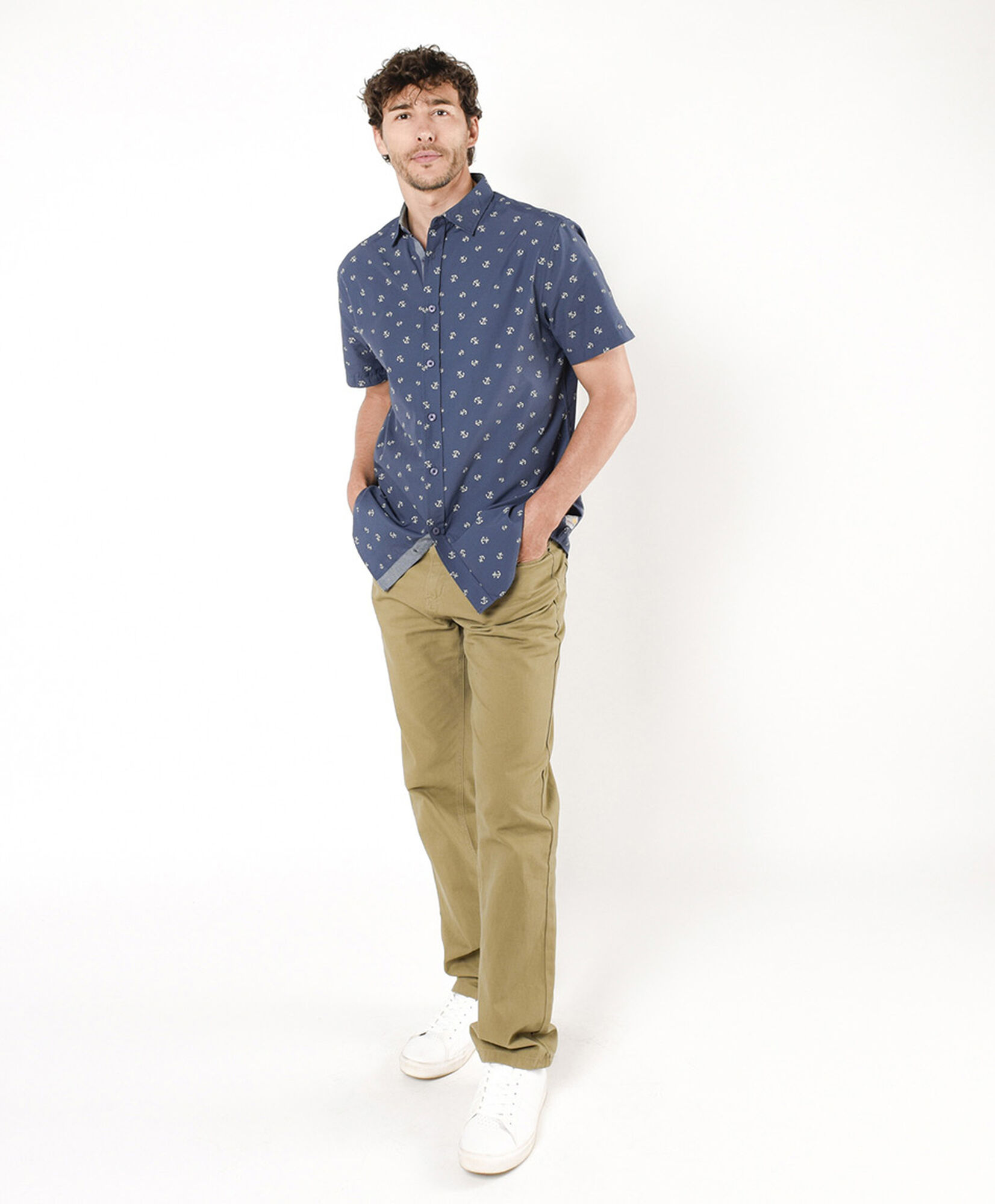 Camisa hombre anclas Camisa hombre anclas
