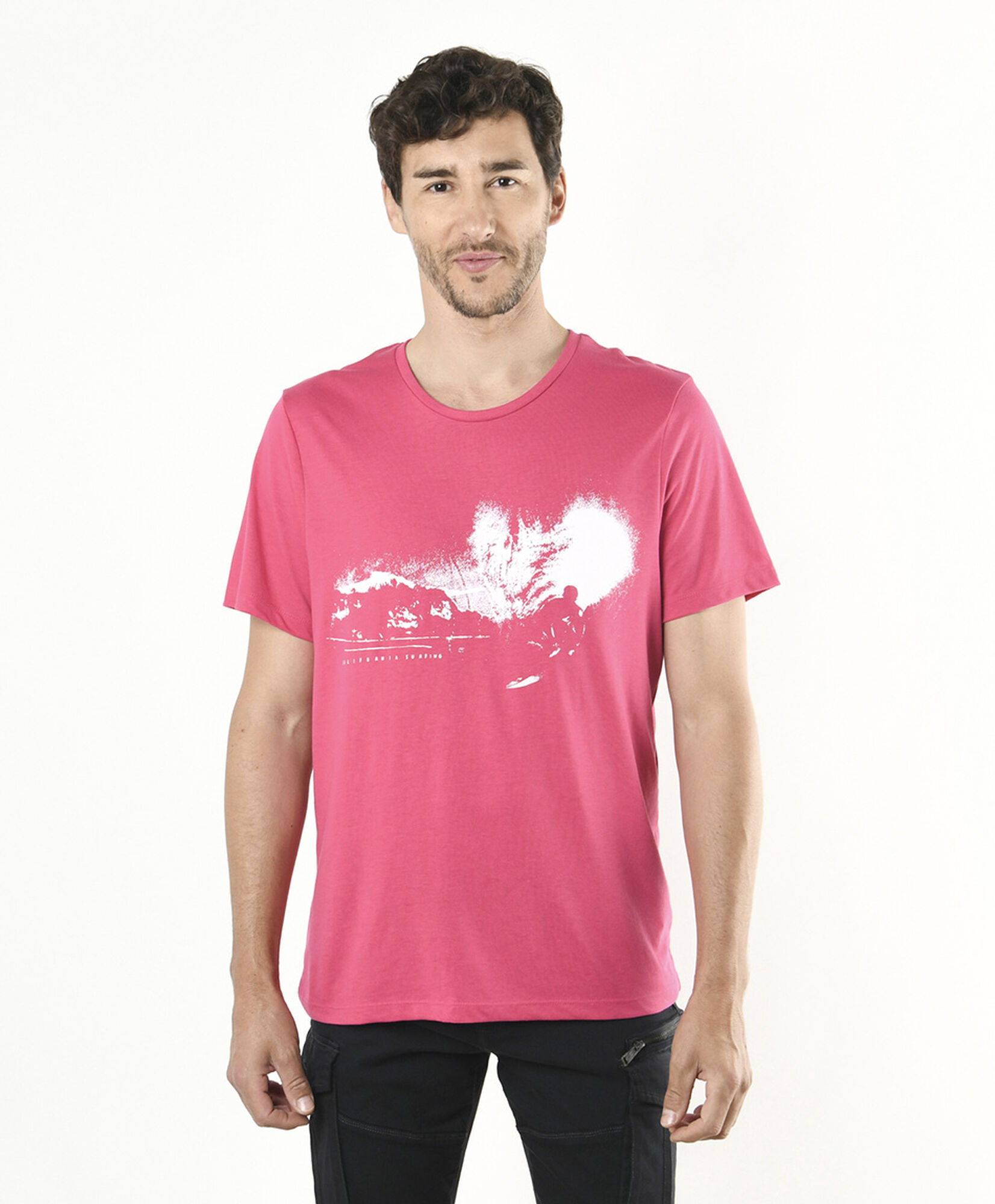 Polera hombre estampado california Polera hombre estampado california
