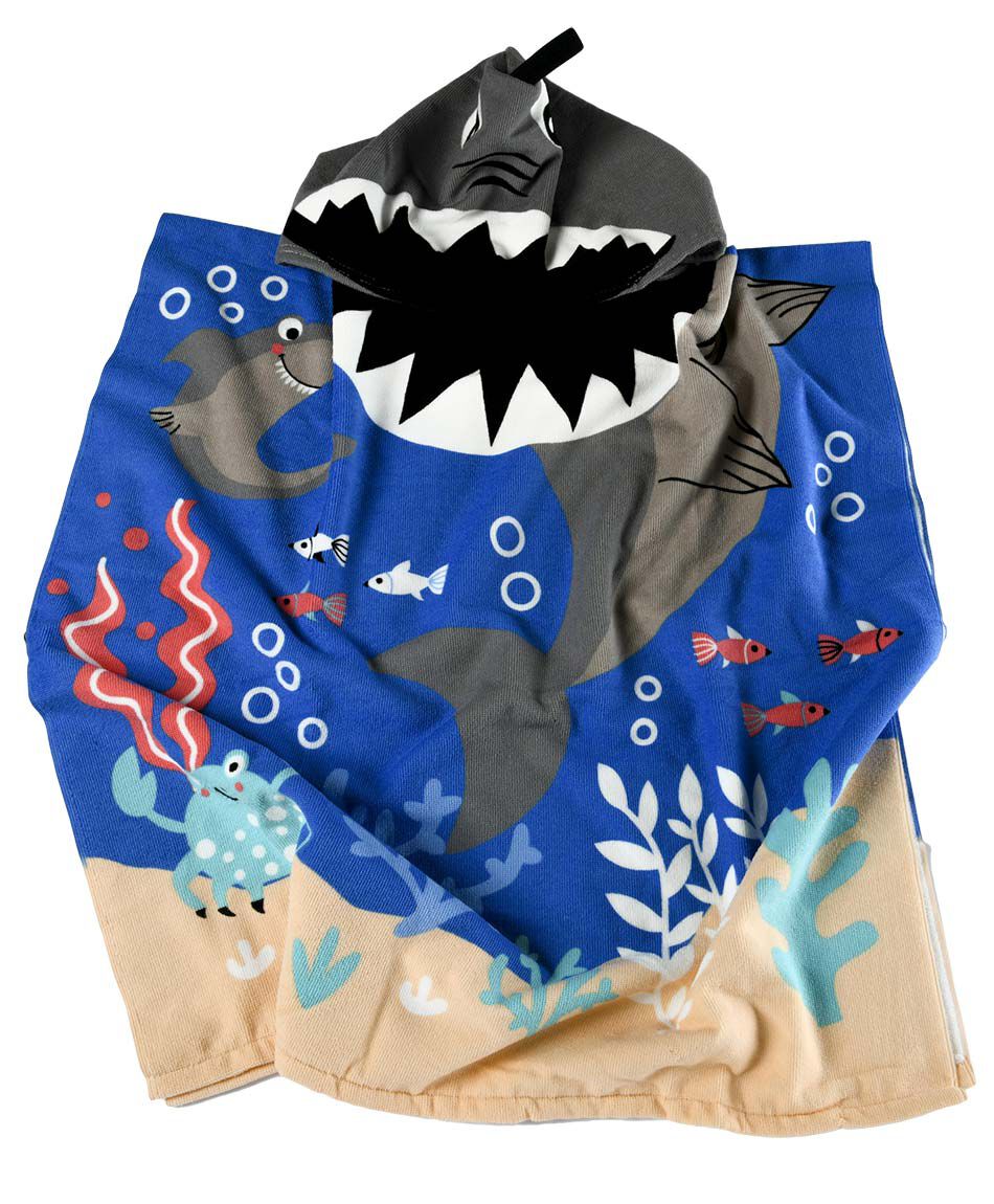 Poncho capa tiburon
