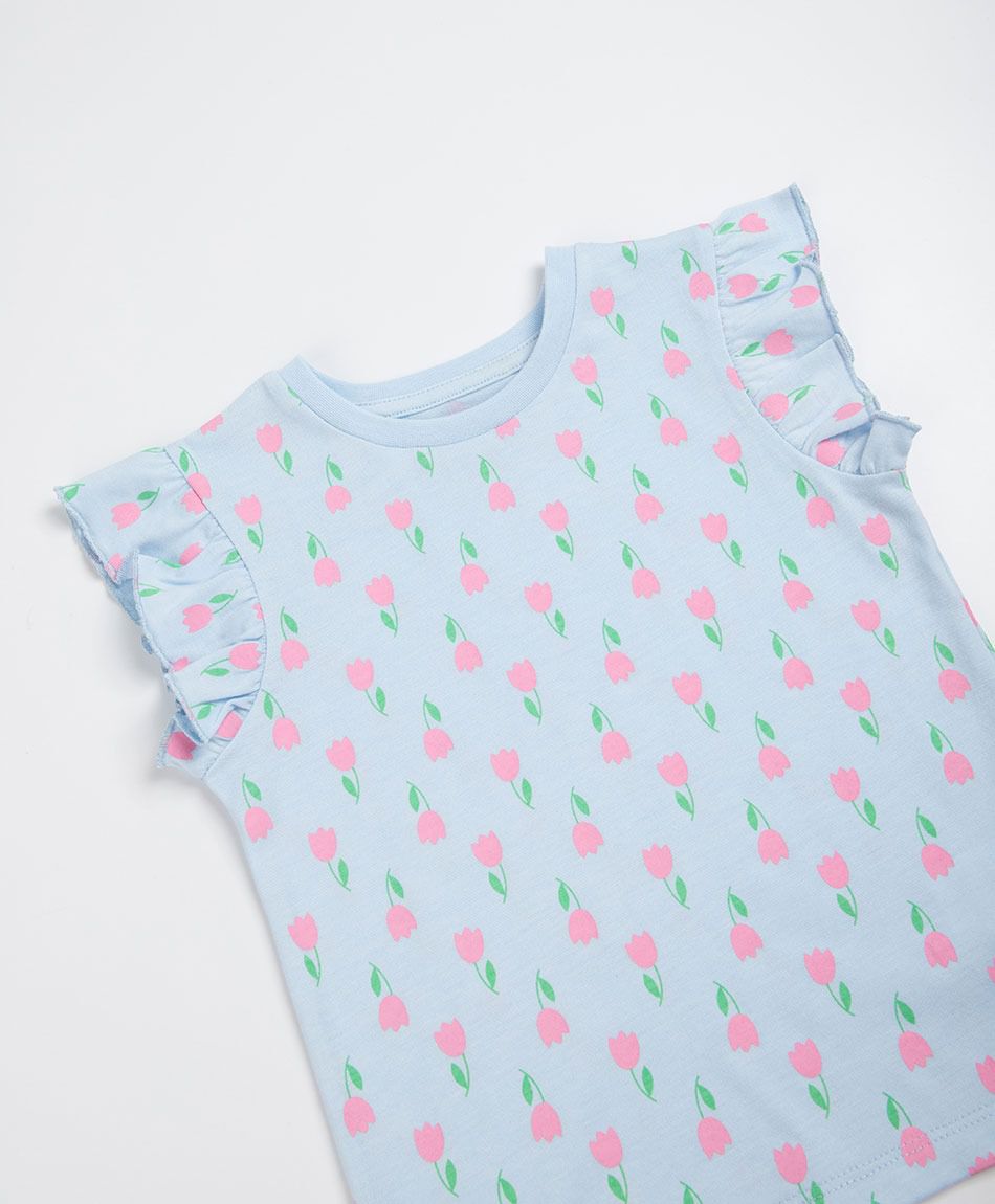 Polera beb&eacute; rosas