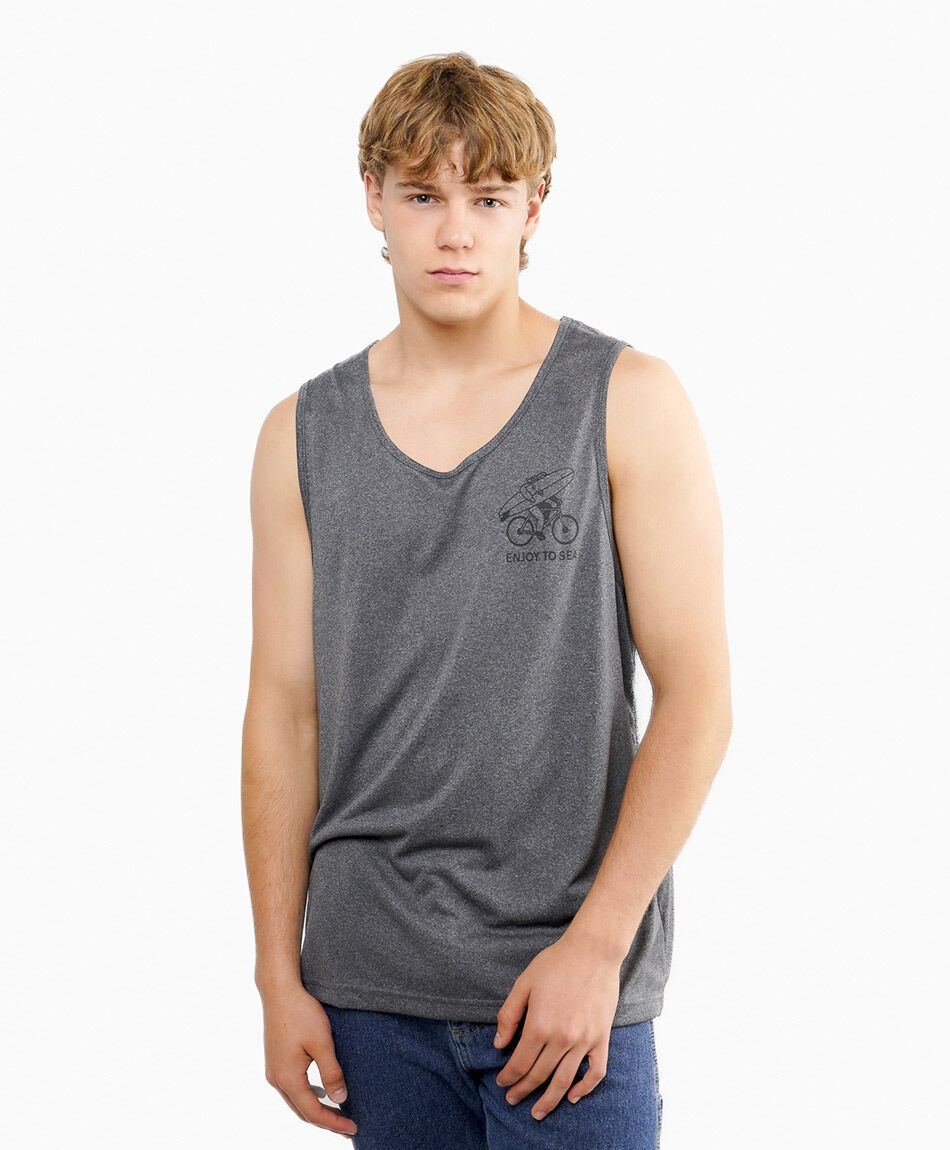 Polera hombre surf bicicleta