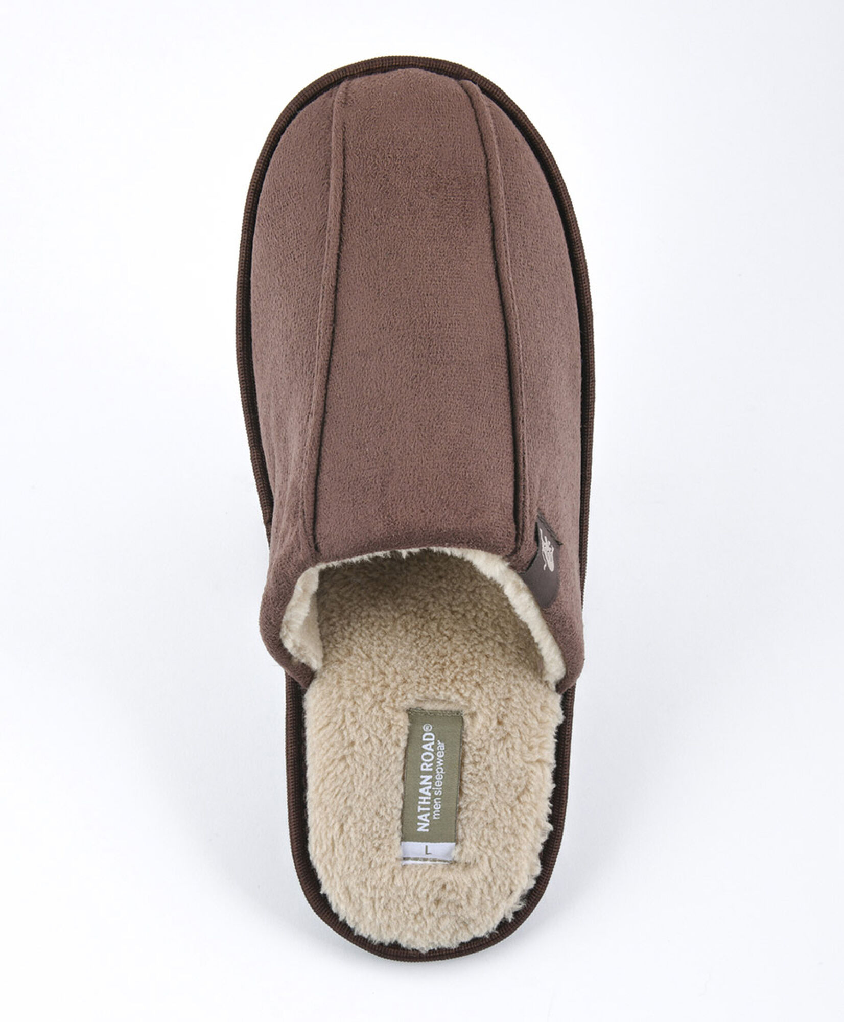 Pantufla hombre línea café Pantufla hombre línea café
