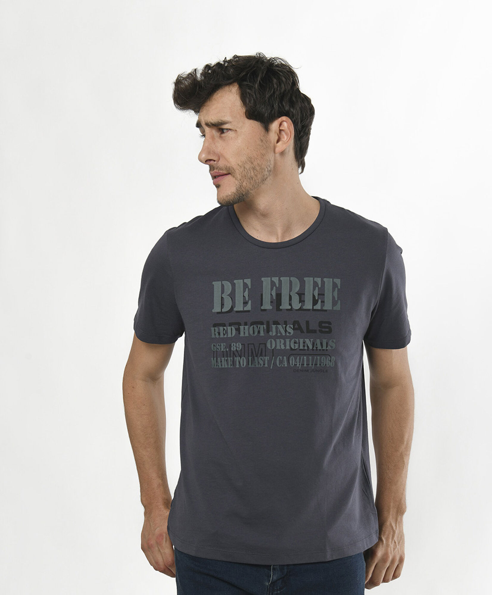 Polera hombre texto Polera hombre texto