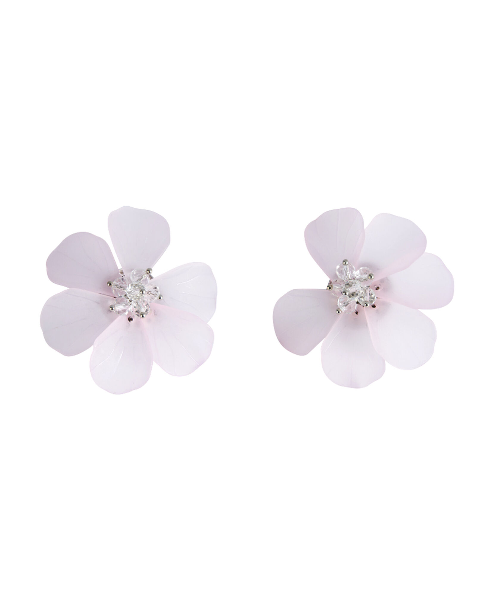 Aros mujer flores blancas Aros mujer flores blancas