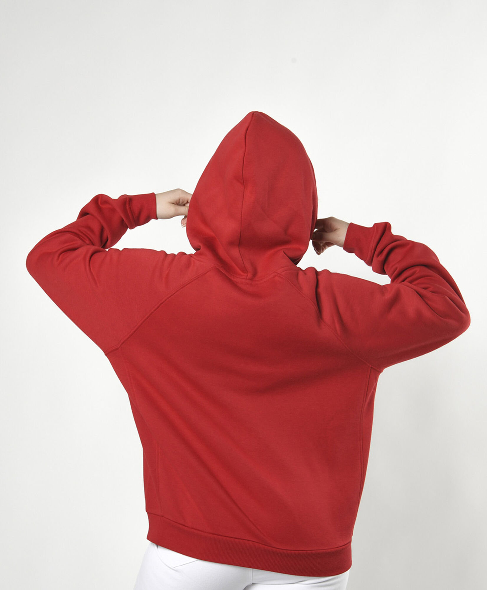 Polerón mujer básico rojo Polerón mujer básico rojo
