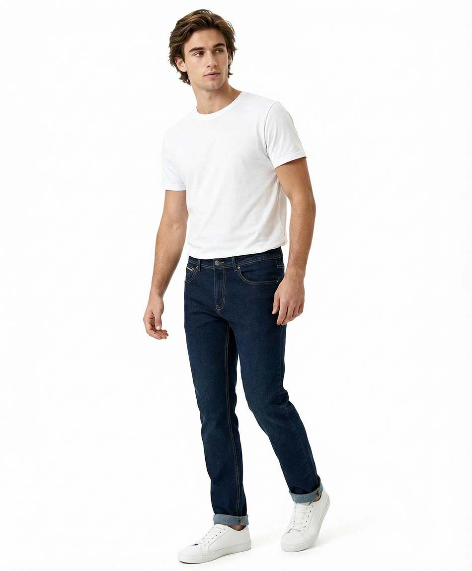 Jeans hombre liso skinny
