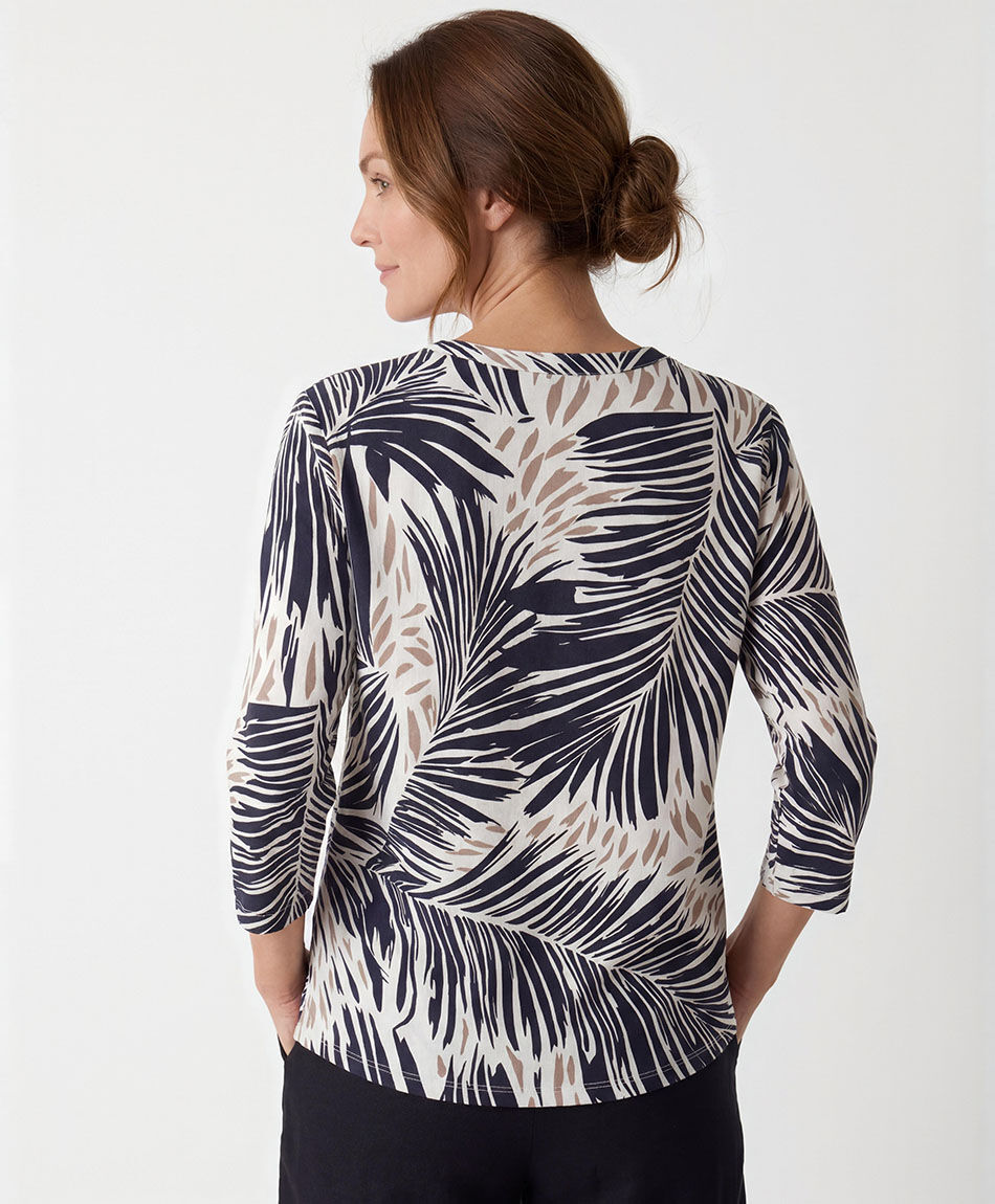Polera mujer estampado mao