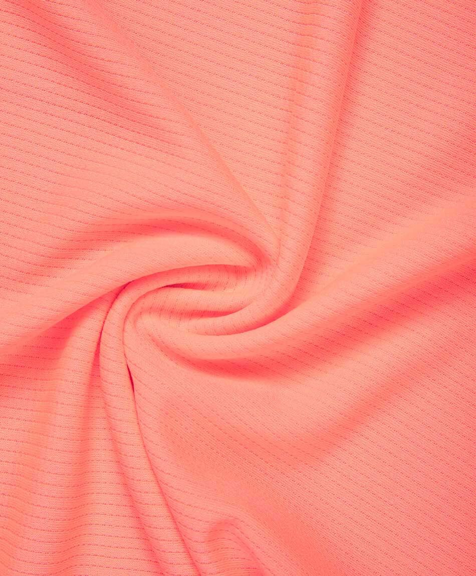 Polera deportiva mujer lisa coral