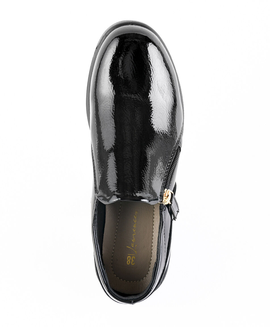 Mocas&iacute;n mujer charol
