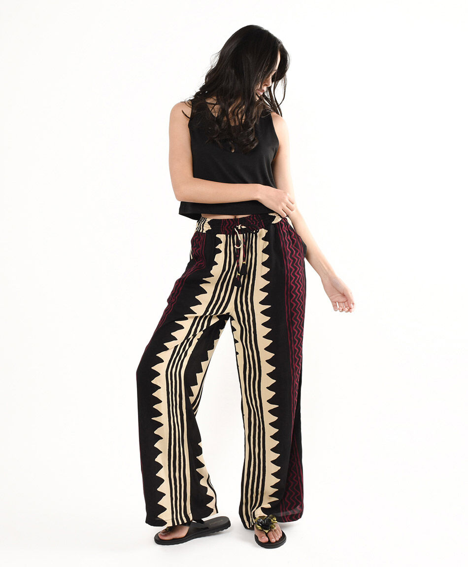 Pantalón mujer étnico