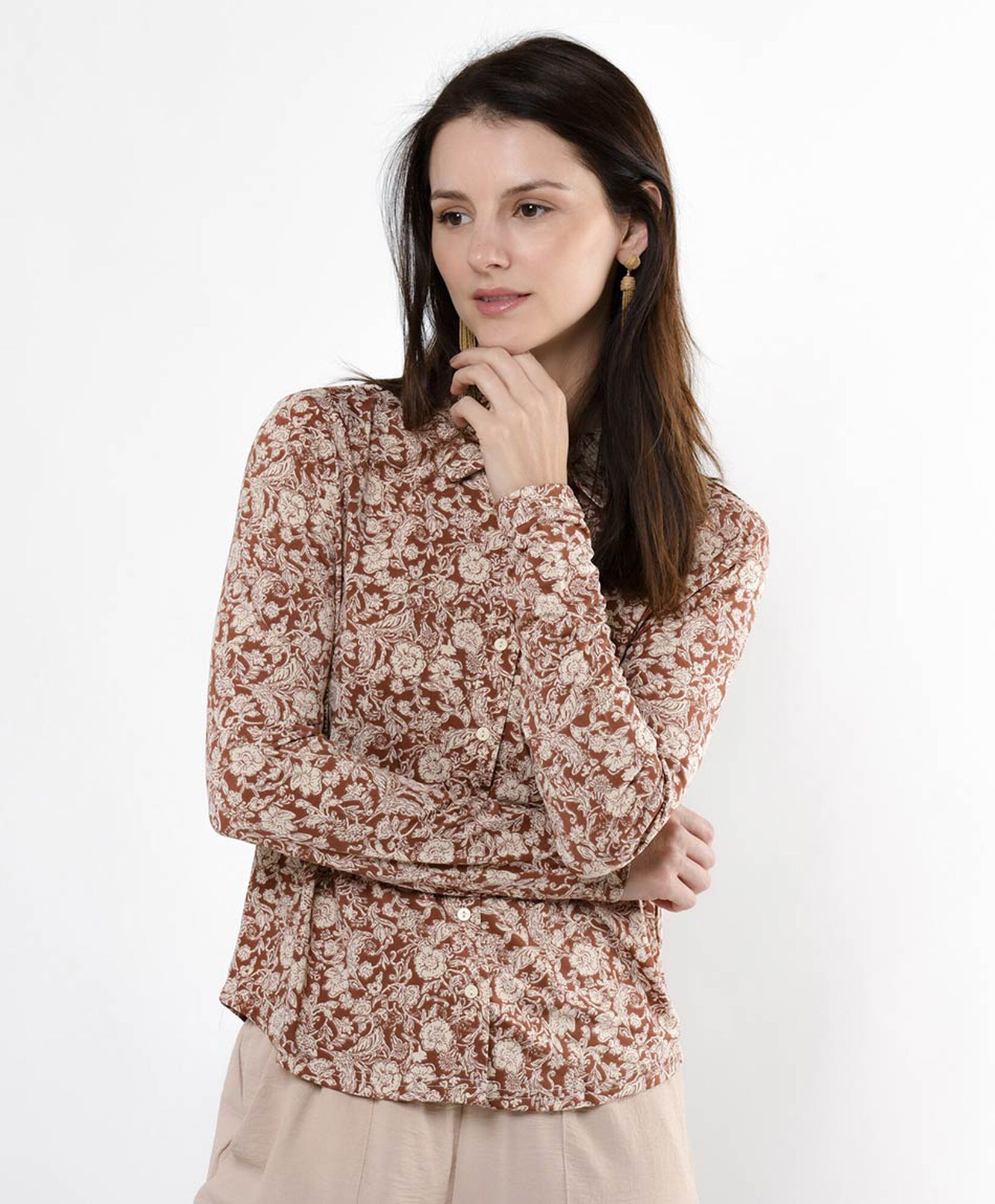 Blusa mujer estampado flores Blusa mujer estampado flores