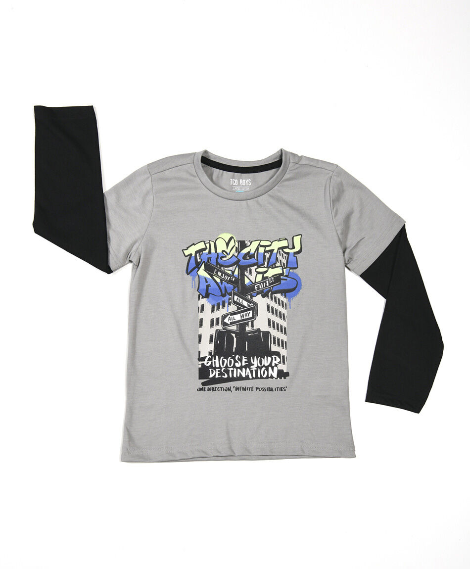 Polera niño ciudad
