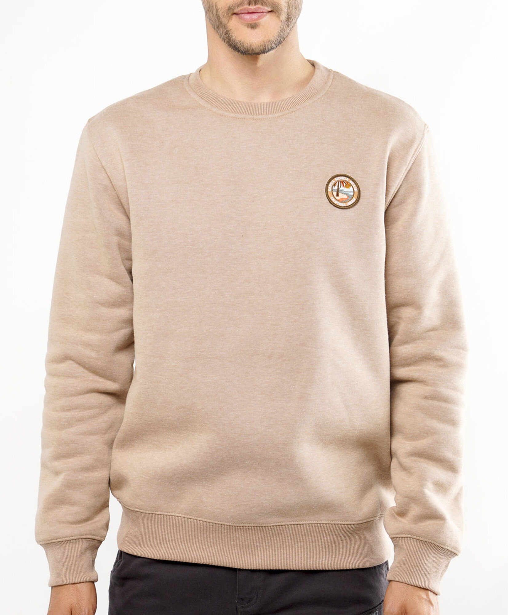Polerón hombre liso mini bordado Polerón hombre liso mini bordado