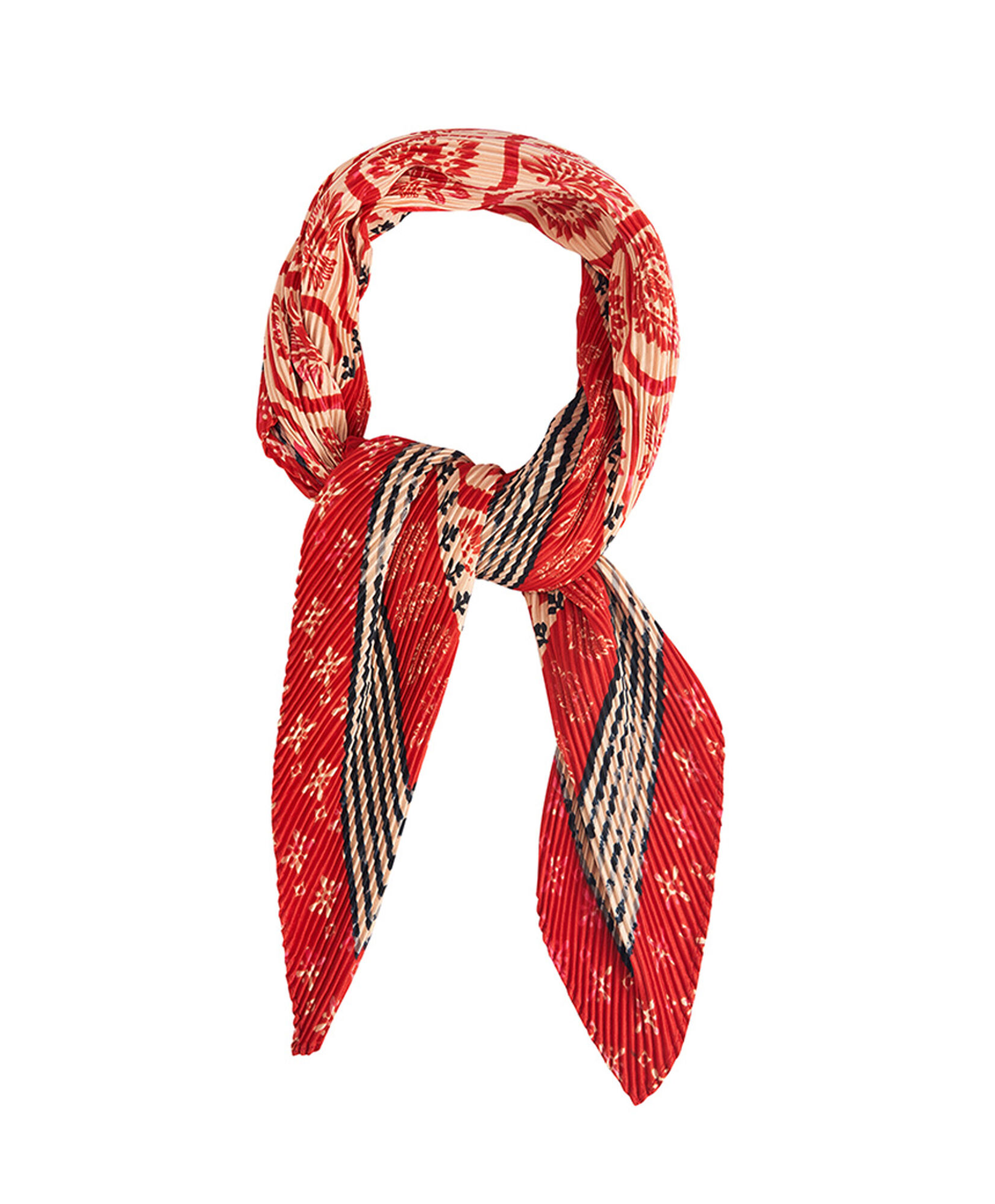 Set pañuelo + aros mujer rojo Set pañuelo + aros mujer rojo