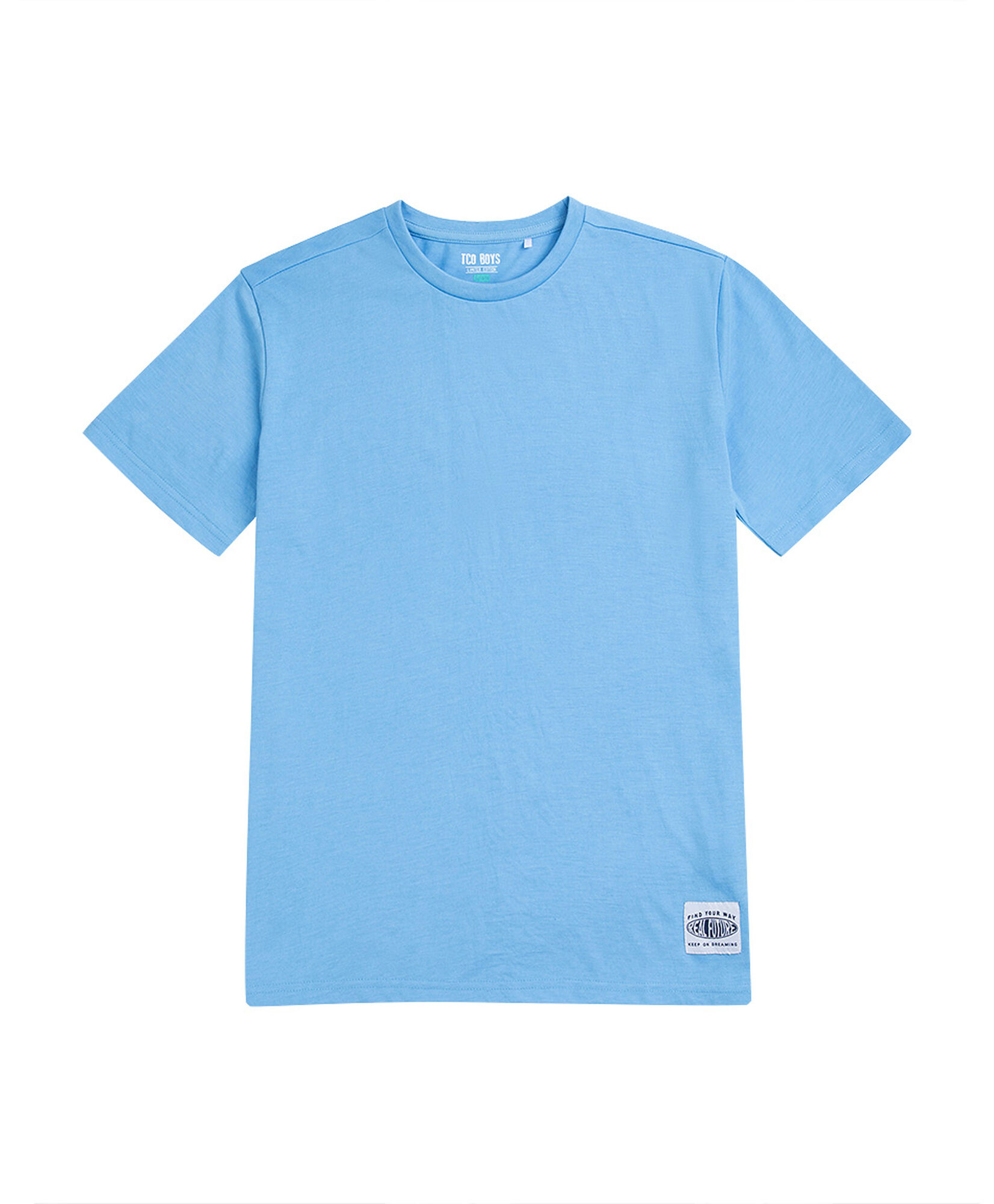 Polera niño básica azul Polera niño básica azul