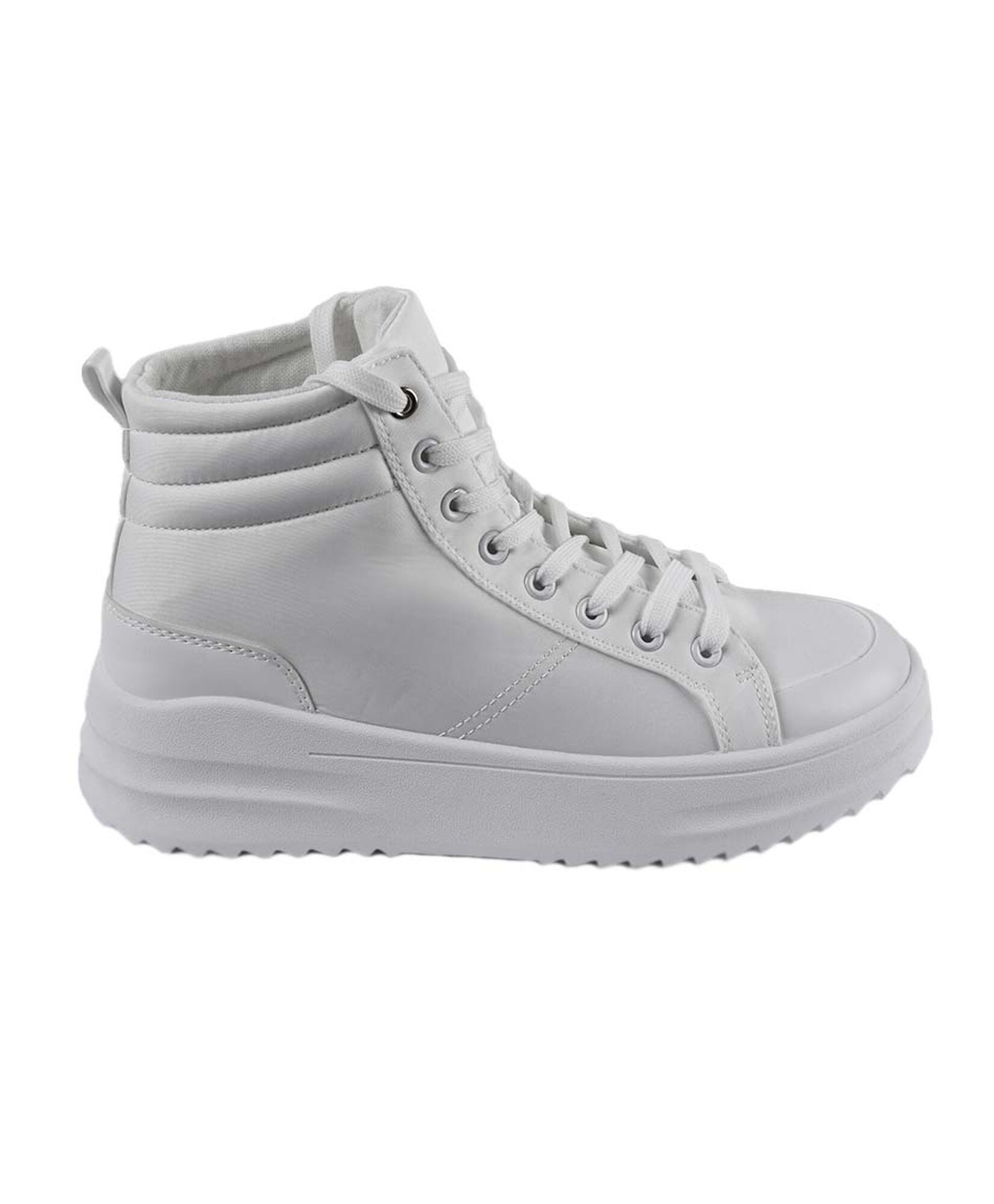 Botín canvas planaforma blanco Botín canvas planaforma blanco