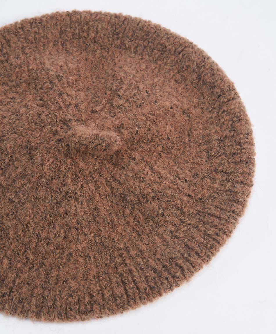 Boina mujer brillo brown