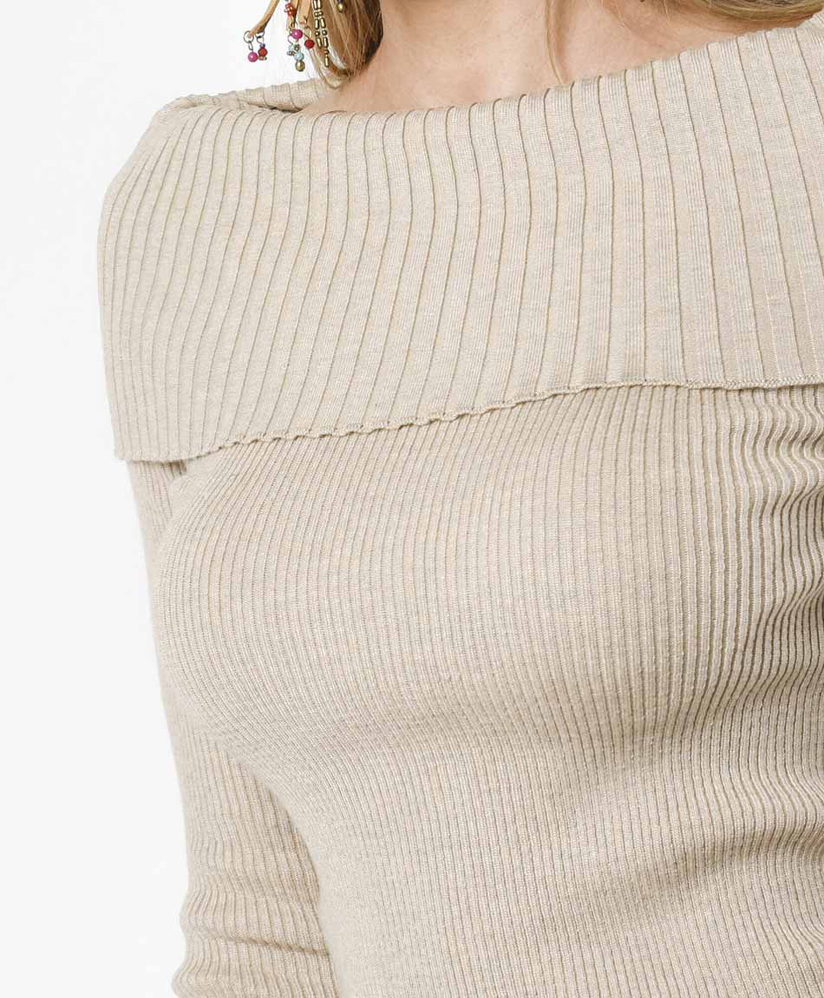Sweater mujer cuello alto ancho Sweater mujer cuello alto ancho